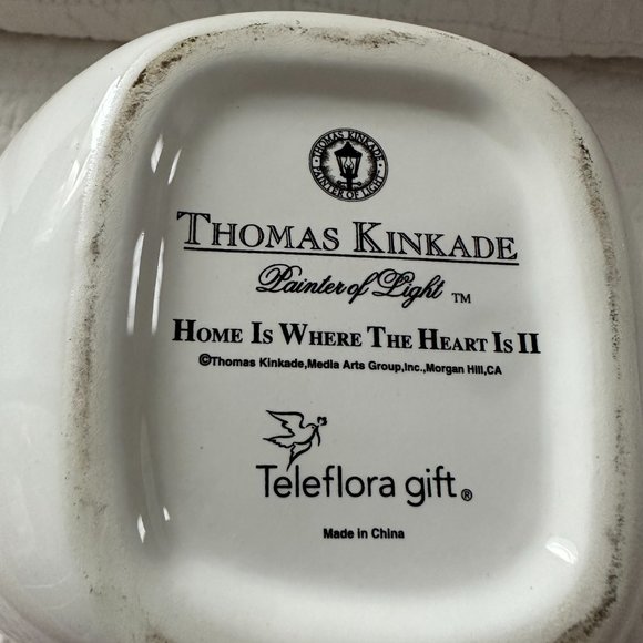 Vintage Thomas Kinkade Tea Pot ( Home Is Where The Heart Is) - Picture 8 of 8